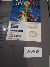 2 giochi Nintendo retr&ograve; NES Jeopardy, Spy VS Spy wt11 26308