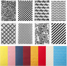8 Pcs Embossing Folders Embossing Machine Template Paper Card Folders for Making