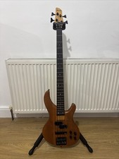 Aria Pro II IGB-50 Active Bass Guitar, Natural, 1990s Made in Korea, good decent