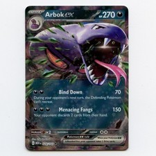 Arbok Ex 024/165 S&V: 151 Mew | Double Rare, Half Art, Holo | Pokémon TCG