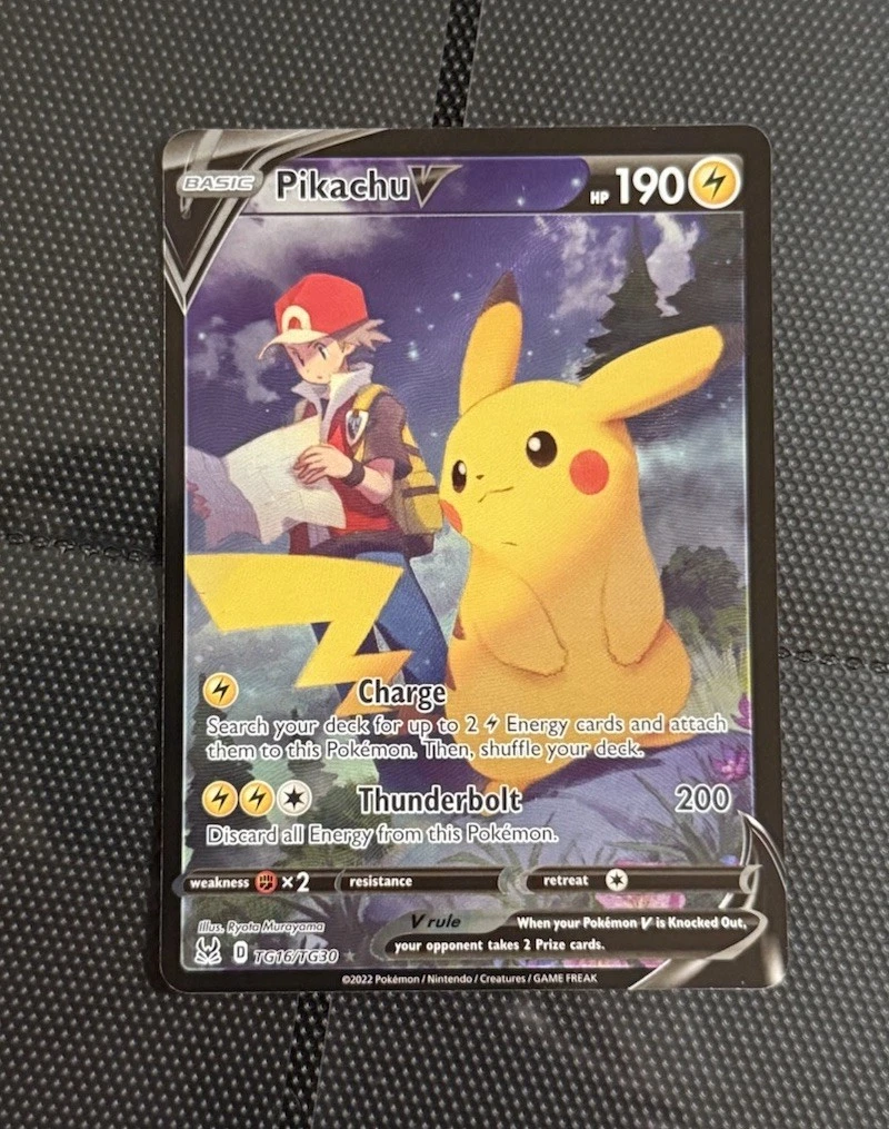 Deal for Pikachu V - TG16/TG30 - Full Art Holo Rare Lost Origin - Pokemon Card - NM