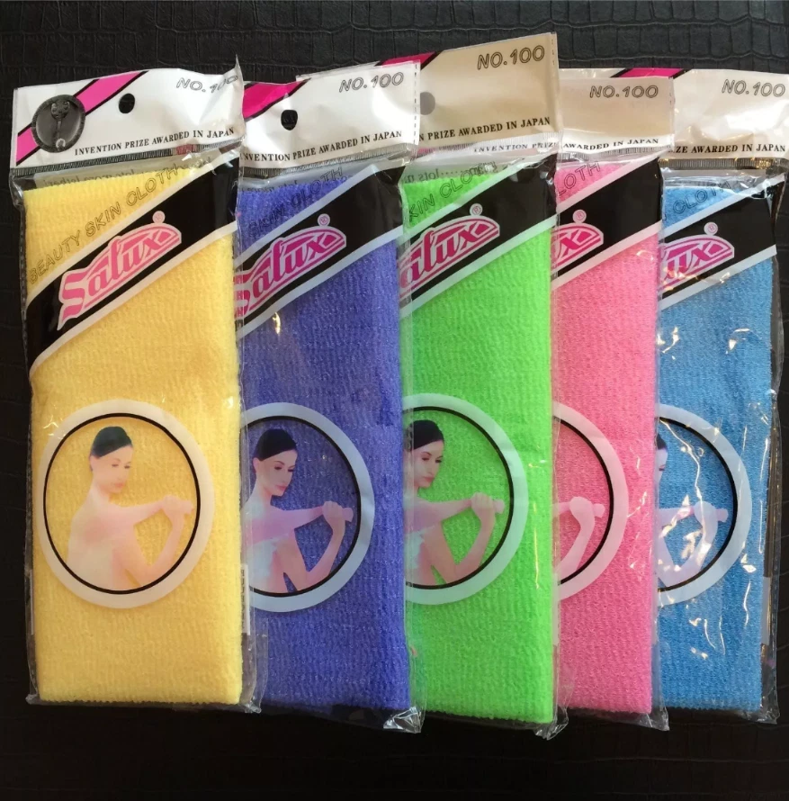 SALUX EXFOLIATING STRETCH BATH & SHOWER CLOTH 4 COLOURS AVAILABLE