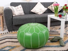 STUFFED Ottoman Pouf For Room, Living Room, Kids Room, Office, Nursery, Mom Gift