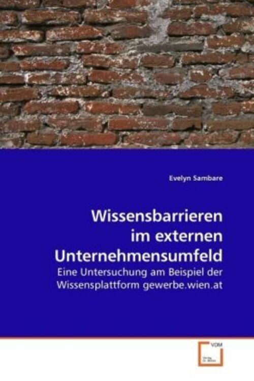 Thumbnail - Evelyn Sambare | Wissensbarrieren Externen Unternehmensumfeld |