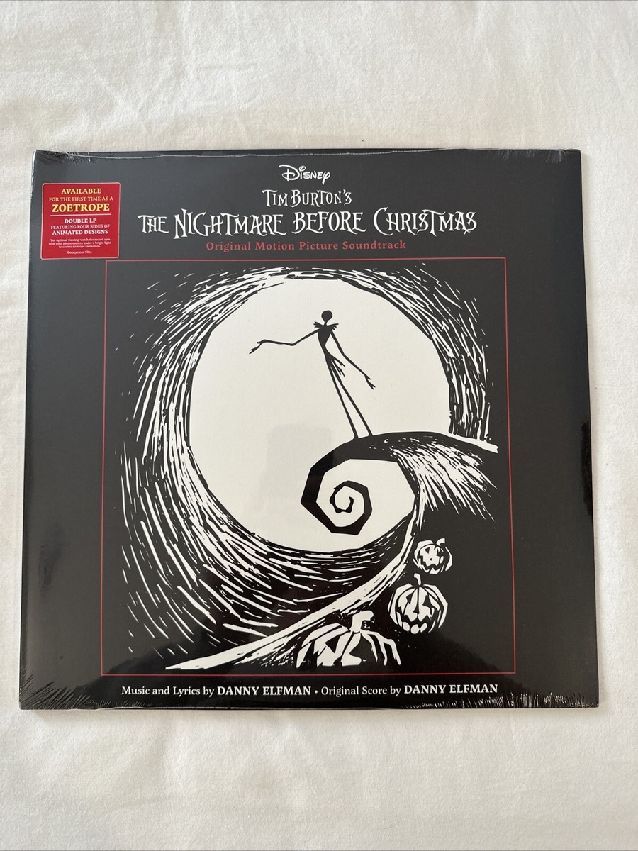 THE NIGHTMARE BEFORE CHRISTMAS 1993 2-LP ZOETROPE EDITION BRAND