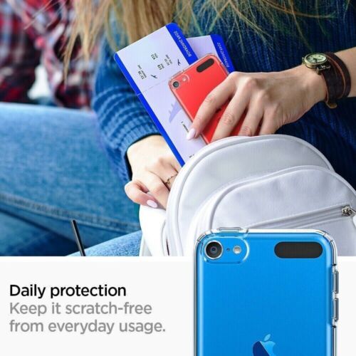 Paquete de 2 fundas blandas de silicona transparente para Apple iPod Touch 5ta sexta séptima generación - Imagen 3 de 9