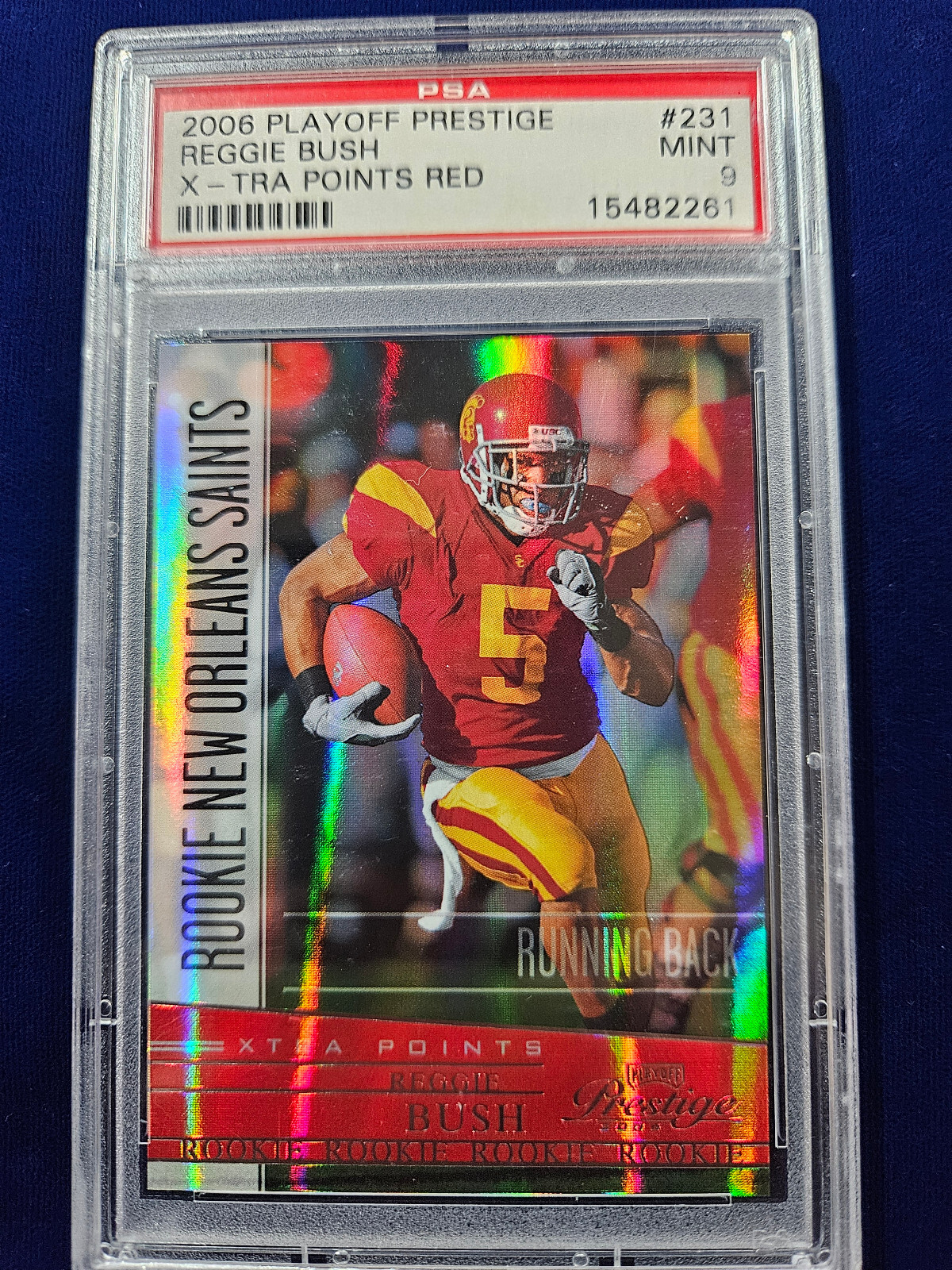 Reggie Bush Playoff Prestige #231 Xtra Points-Red