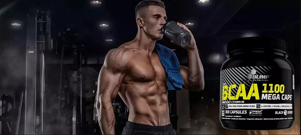 BCAA 1100 – 300 MEGA CAPS – Muskelwachstum - Aminosäuren + Vitamin B6 Leucin - Bild 4 von 4