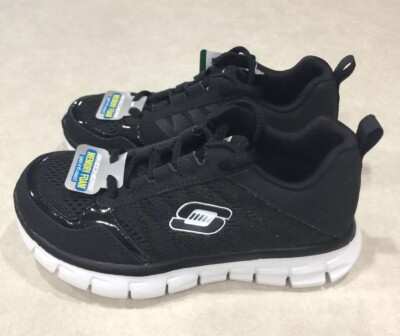 SKECHERS Synergy “Power Switch” Memory Foam Youth Black/White