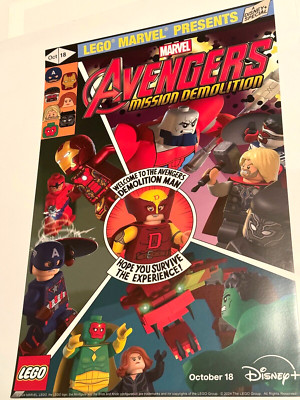 2024 SDCC EXCLUSIVE Disney Lego Marvel Avengers Mission Demolition