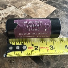 60Hz 220V Start Capacitor For Garage Door Opener Alliance MFG Co Made In USA