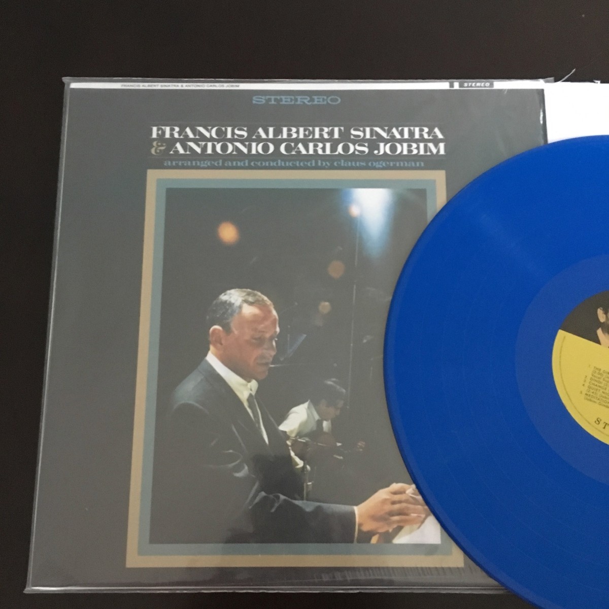 FRANCIS ALBERT SINATRA ANTONIO CARLOS JOBIM BLUE VINYL, 180 GRAM