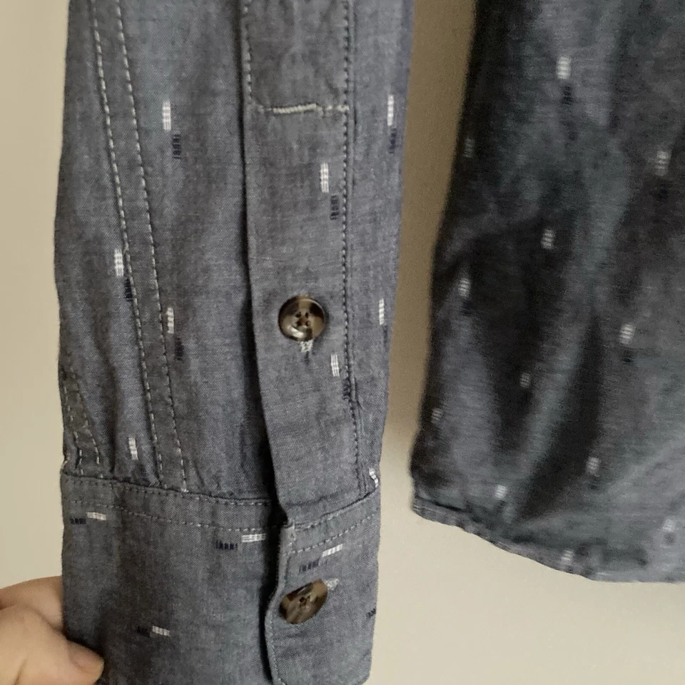 Camicia uomo Volcom Chambro manica lunga con bottoni taglia M skater surf casual - Immagine 4 di 4