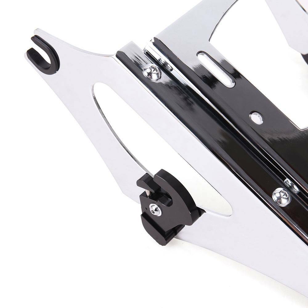 Matte Black Razor Tour Pak for Harley Davidson Touring w/Premiu