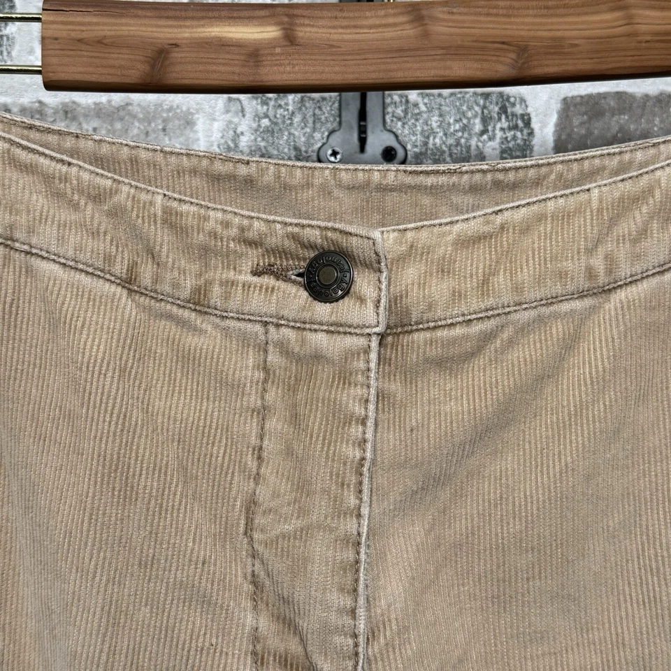 VTG Newport News Corduroy Wide Leg  Pants women Sz 6 Cargo Y2k Zip pockets Boho - Image 4 of 4