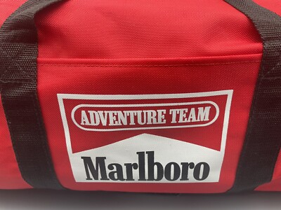 Vintage Marlboro Adventure Team Gym Duffel Bag Luggage 21 X 9X 9