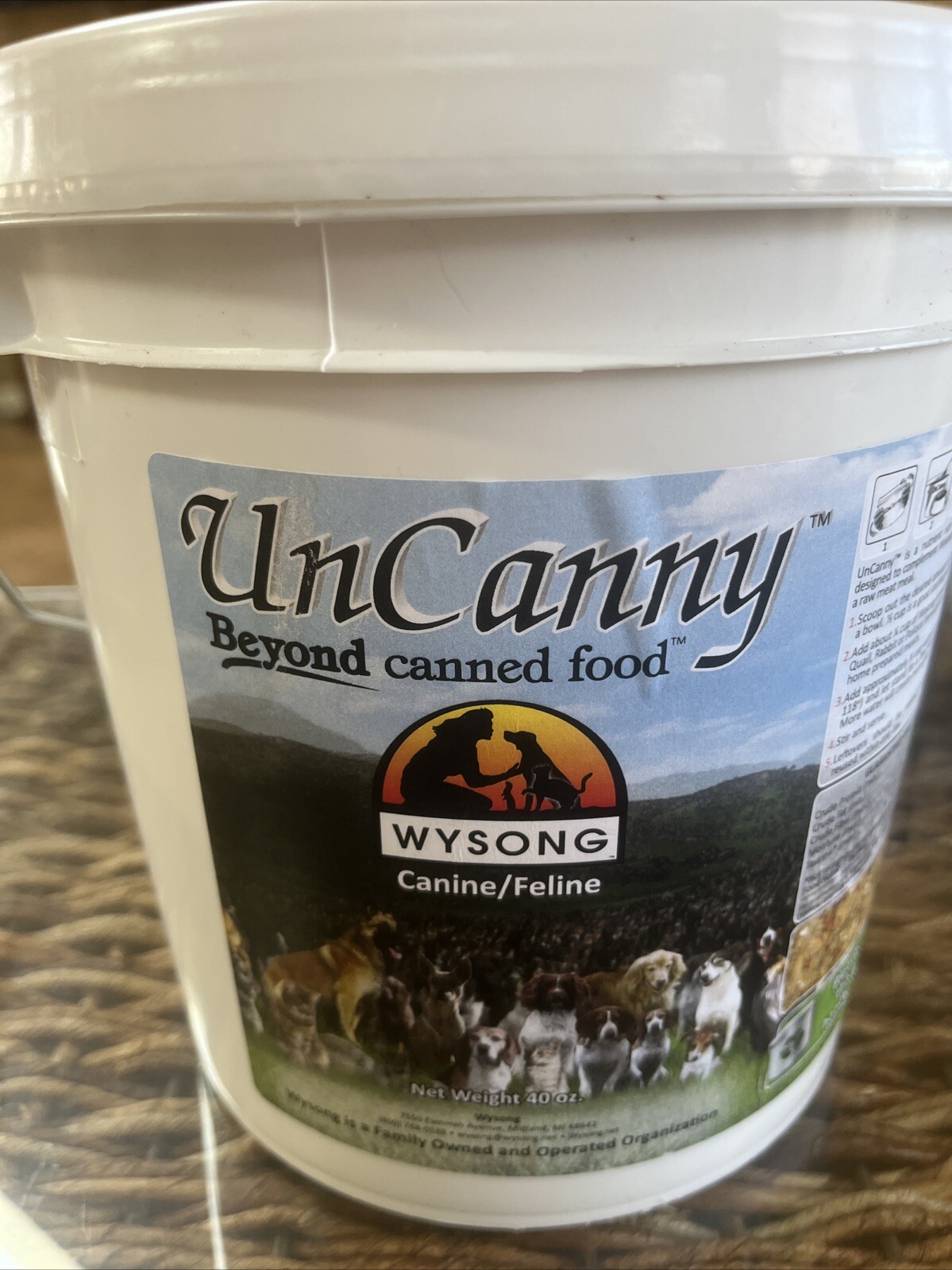 UnCanny Wysong Canine/Feline 40 Oz Beyond Canned Food