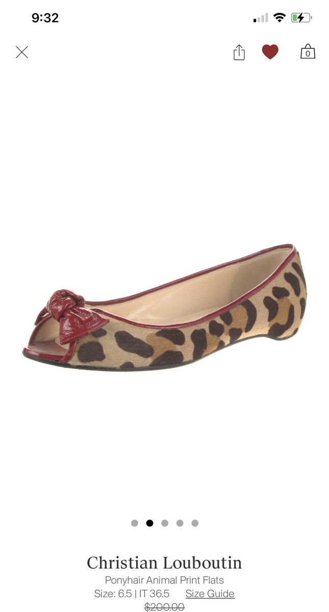 Christian Louboutin Flats, 36.5, US 6, 6.5 | eBay Christian Louboutin Flats, 36.5, US 6, 6.5 | eBay