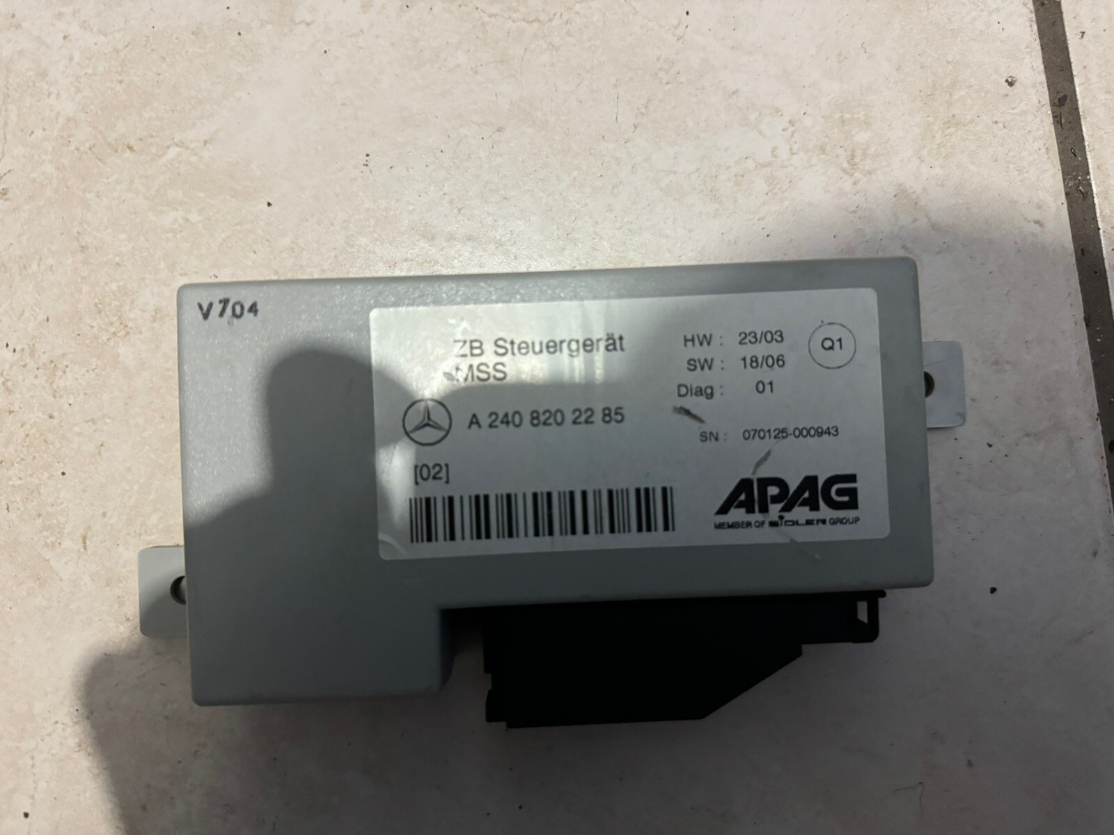 04-12 Maybach 57 57S 62 62S Control Unit Module 2408202285