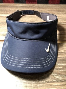 navy blue nike visor