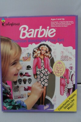 COLORFORMS  BARBIE FASHION BOUTIQUE PLAY SET