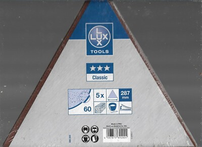 Sandpapier für Klett Schwingschleifer  Lux Tools 287 X 287 mm 5 Stück 