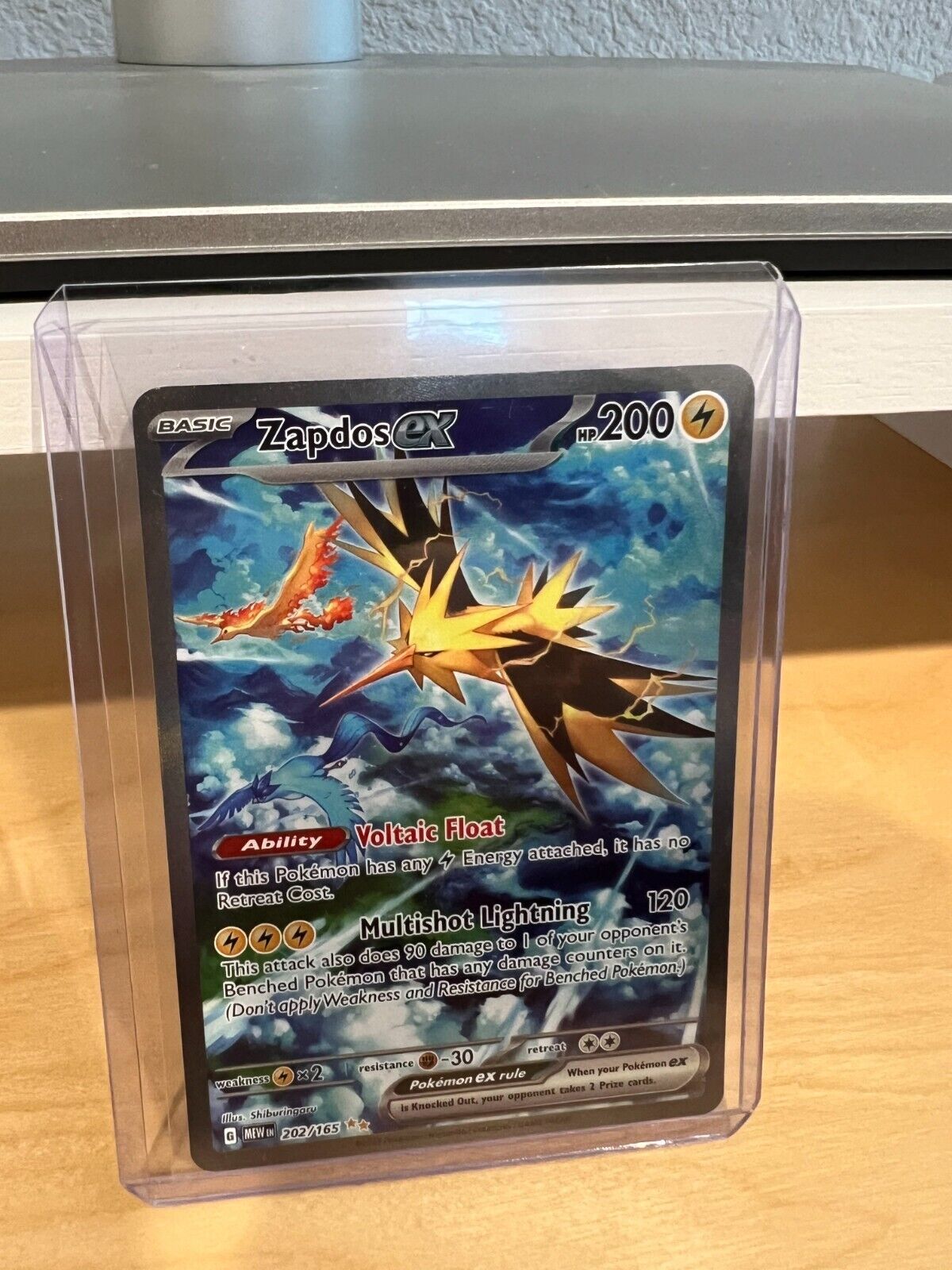 Zapdos ex - 202/165 - Special Illustration Rare