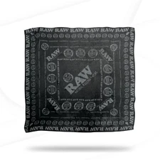 RAW Rolling Papers Fashion Scarf | Black on Black