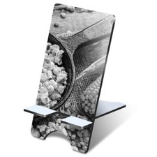 1x 3mm MDF Phone Stand BW - Popcorn Food Corn Kernels Movie Night #37876