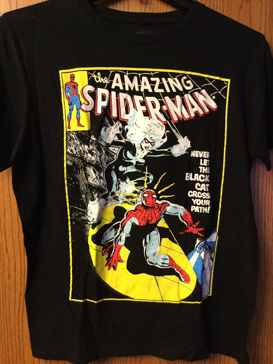 Amazon Kaos Marvel T Shirt Spiderman The Amazing Spider 2012 Black UK