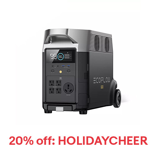 EcoFlow DELTA Pro 3600Wh Power Station Generator Certified Refurbished, LFP