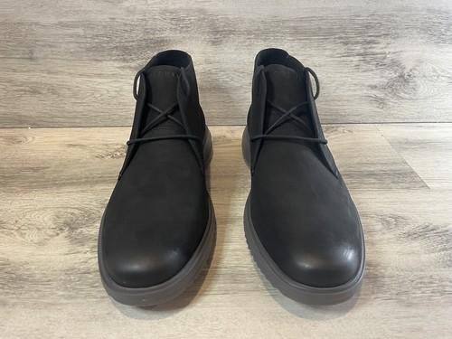 Cole Haan Grand+ Black Nubuck Leather Chukka Boots Mens Size 13 M C36921 NEW - Picture 3 of 8