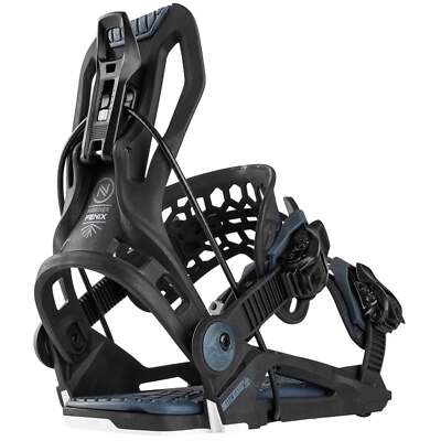 Nidecker Flow Fenix Snowboardbindung Heckeinsteiger-Bindung Schwarz Unisex NEU
