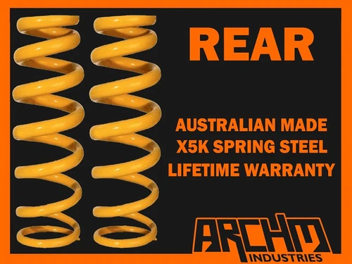 REAR 50mm RAISED KING COIL SPRINGS FOR DODGE RAM 2500 4X4 4 DOOR 2017-ON