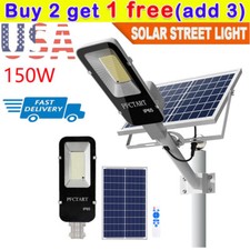 150W Solar Street Flood Light LED Lamp Outdoo...