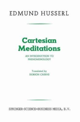 Cartesian Meditations: An Introduction to Phenomenology, Husserl, Edmund, New Bo