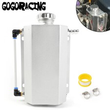 Universal 2l Aluminum Coolant Radiator Overflow Reservoir Expansion Tank New Universal 2l Aluminum Coolant Radiator Overflow Reservoir Expansion Tank New