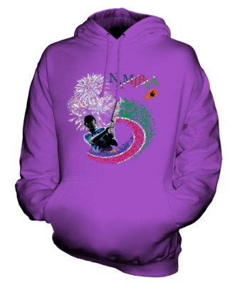 NAMIBIA CRICKETER UNISEX HOODIE TOP GIFT CRICKET WORLD CUP