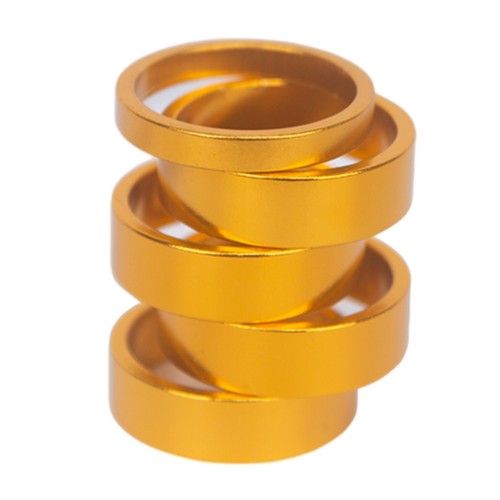 Enhance Your Ride with Aluminum Alloy Bike Fork Spacers 5mm/10mm Set of