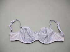 36DD M&S Womens Purple Underwire Unpadded Embroidered Full Coverage Bra 4J