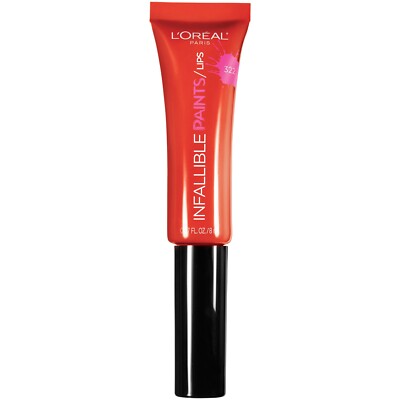 L'Oreal Paris Infallible PAINTS/LIPS 322 ORANGE ENVY