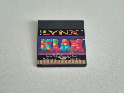 Klax Atari Lynx Video Game Cartridge 1990