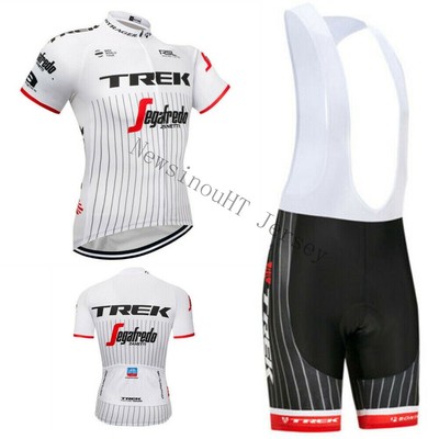 Herren TREK Fahrradtrikot Rennrad Fahrradbekleidung Lätzchen Short Hemd Gel Hose