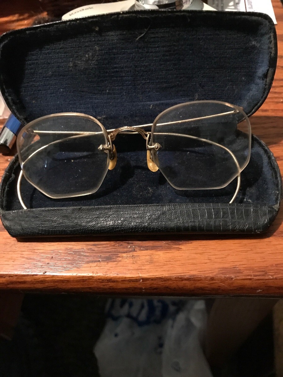 額縁 AYK/ A3size order made Vintage 12k Gold Filled Framed Glasses. | eBay