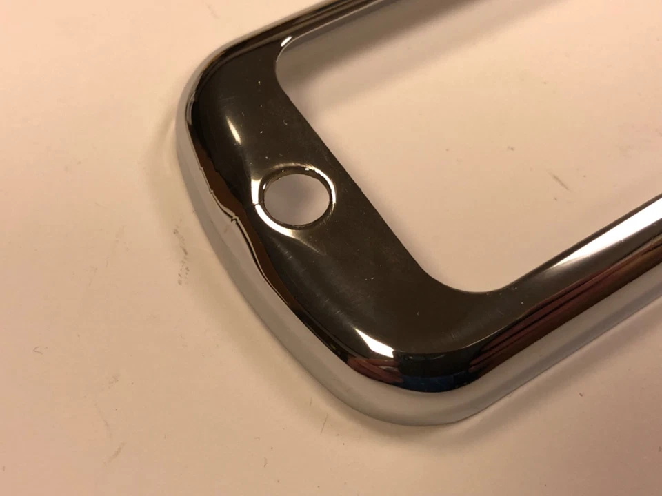 STANDARD VANGUARD 1948-1954 — LUCAS L464 REAR LAMP RIM SET — CHROMRAHMEN 2 STÜCK — 第 3/4 张图片