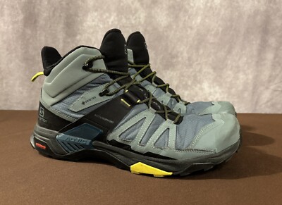 Salomon X Ultra 04 Mid Gore-Tex 416246 Gray~Trekking Winter~Hiking Mens Sz 13