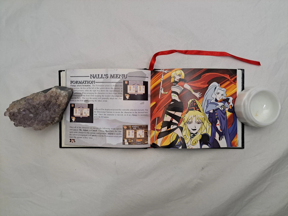 Lunar Silver Star Story Complete Hardcover Manual (Playstation 1.