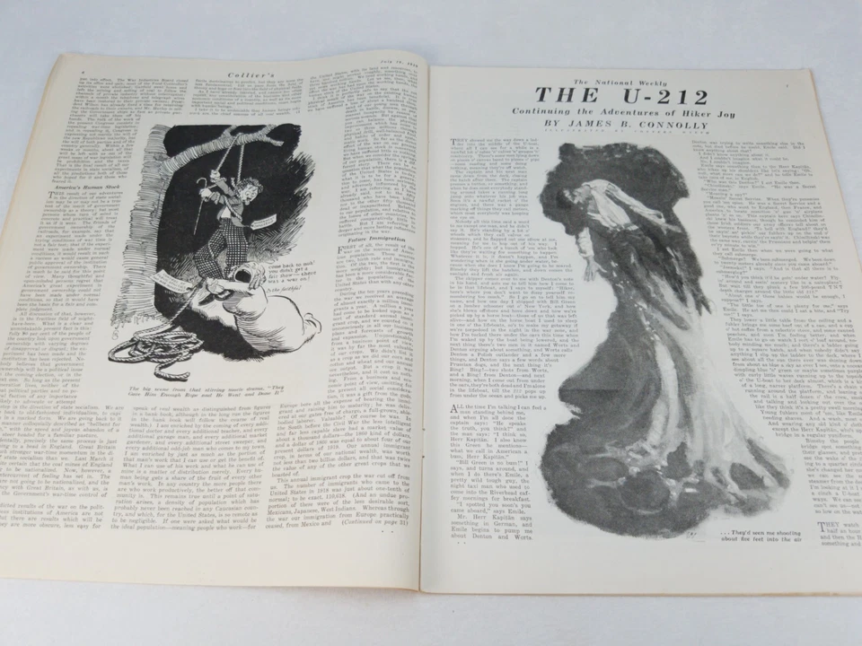 Collier's The National Weekly Magazine Vintage Ads July 19 1919 Foto 3 de 4