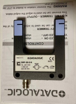 1 Stück NEU für Datalogic SRF-30-5-N Näherungsschalter Schlitz Lichtschranken