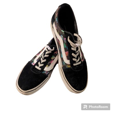 Vans Unisex Ward Lo Sneaker Multi Checkeredboard Black Sz